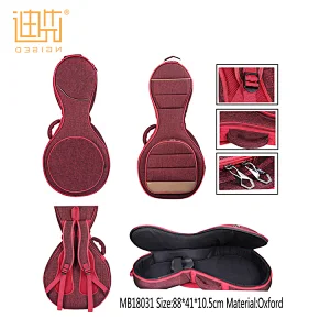 Shockproof custom size ladies travel backpack red lute vintage bag