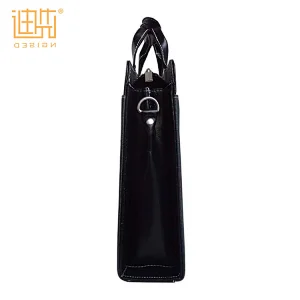 2019 Custom PU Leather Business Bag Waterproof Briefcase