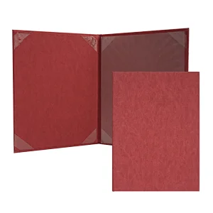 2019 NEW A4 Customize PU Leather Certificate Holder Degree Diploma File Folders