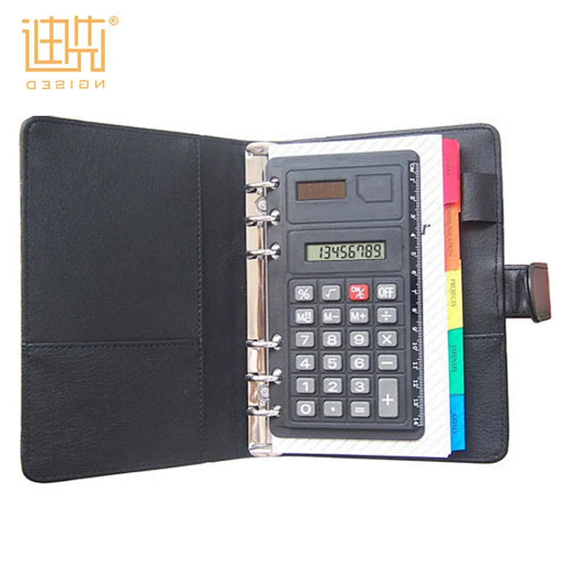 Professional new best office stationery hardcover leather file folder notebook diary planner agenda planner with ring binder