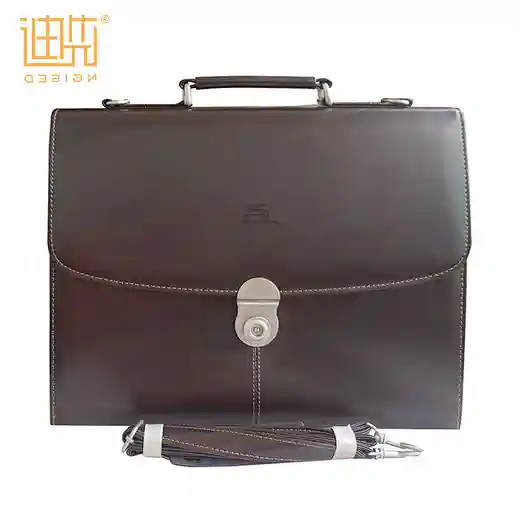 Luxury genuine leather briefcase