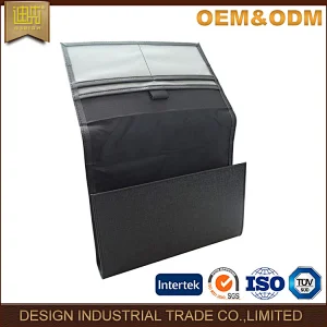 Leather business custom a5 folding leather file folder car manual holder,car manual holder,owners manual holder,car service book holder