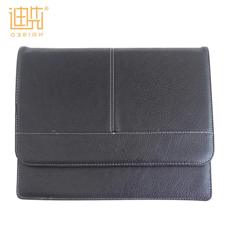 Magnetic closure way Pu leather file folder car document auto holder