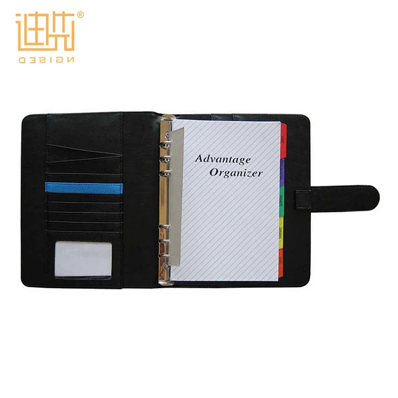 New Fashion Loose Leaf Leather Organizer Planner Agenda Notebook