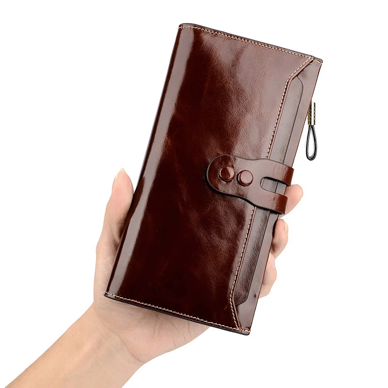 Fashion gift purse cellphone money men pu leather wallet