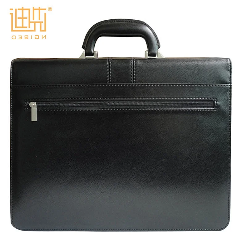Wholesale custom handle business fashion PU leather briefcase for man