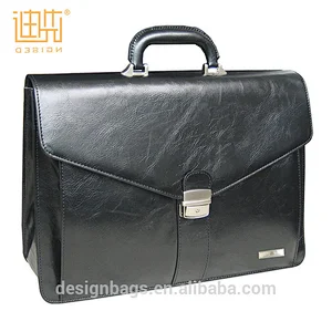 OEM Office Business PU Leather Handbag Briefcase Laptop Bag For Men