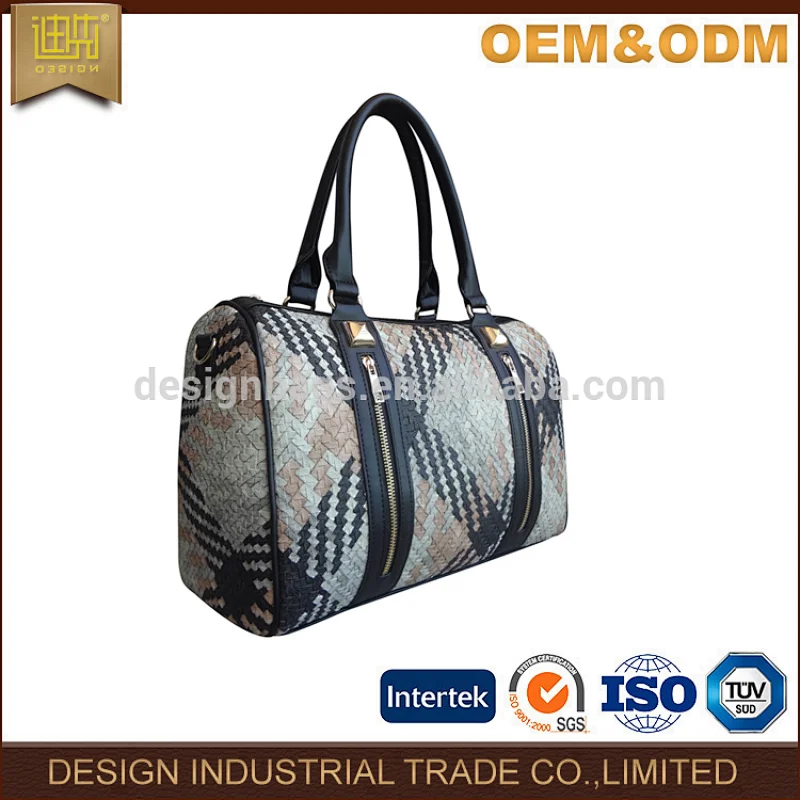 China supplier fashion ladies handbag high quality PU handbag