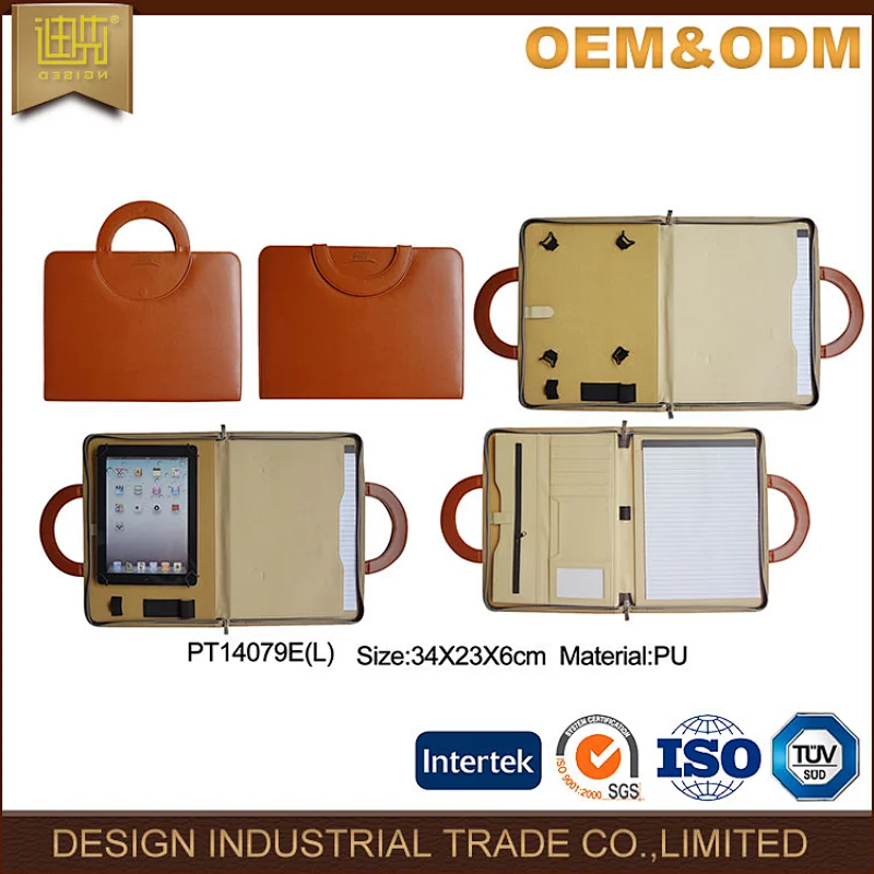 New product men fashion portfolio with magnetic handle