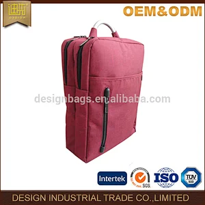 Hot sale nylon school backpack with handle