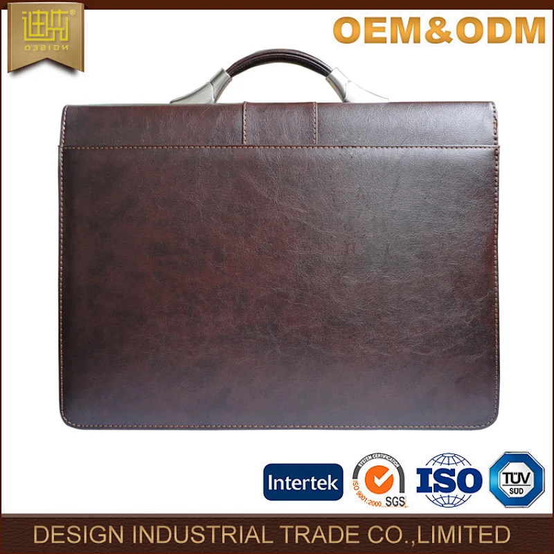 High Quality Men Synthetic PU Leather Business Briefcase Laptop Messenger Bag Satchel Briefcase