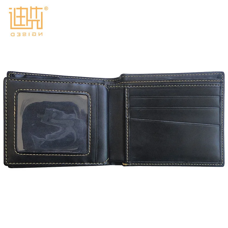 Fashion competitive price China wholesale men's PU leather wallet