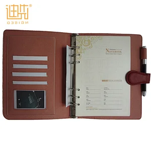 Business stationery notebook Notepad A5 leather travel diary notebook
