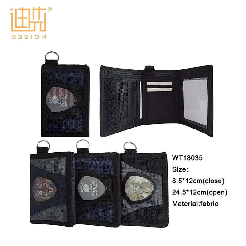 Slim wallet men design your own fabric credit card men wallet