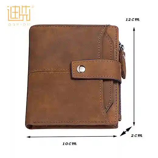 Custom cowhide leather wallet