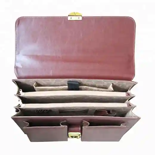 Classical pu leather briefcase