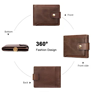 Slim multi card holder cow hide genuine leather men designer money clip wallet
