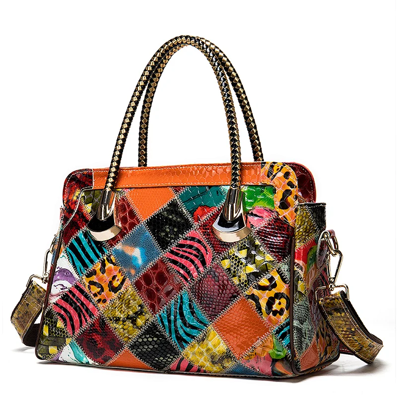fashion vintage Designer ladies bags genuine leather women's handbags for women shoulder bag