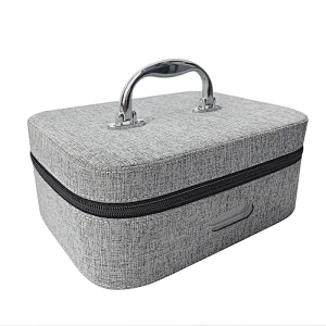 New arrivals 3 minutes zipper uvc sterilizer box multifunction baby bottle sterilization uv bag with handle