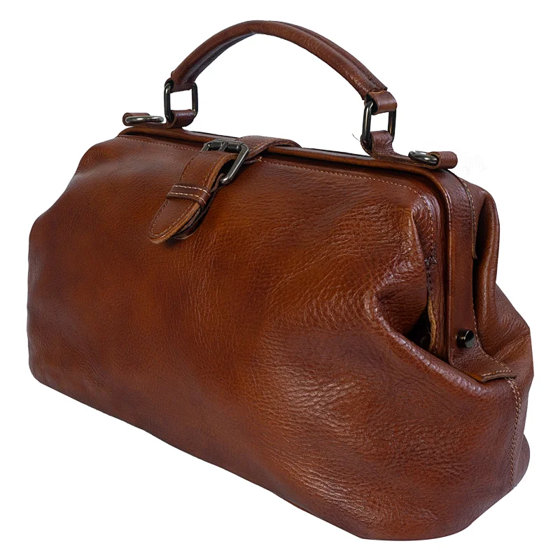 Guangzhou factory wholesale travel style professional medical handbag vintage leather doctors bags