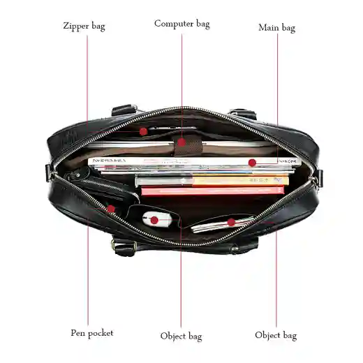 genuine leather briefcase