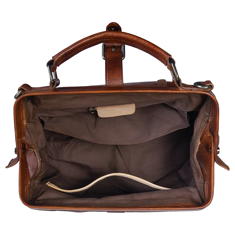 Guangzhou factory wholesale travel style professional medical handbag vintage leather doctors bags