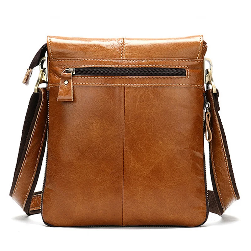 Amazon drop shipping custom embossed logo leather best shoulder messenger bag for men