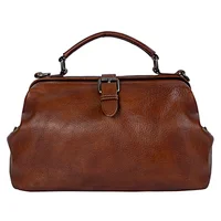 Guangzhou factory wholesale travel style professional medical handbag vintage leather doctors bags