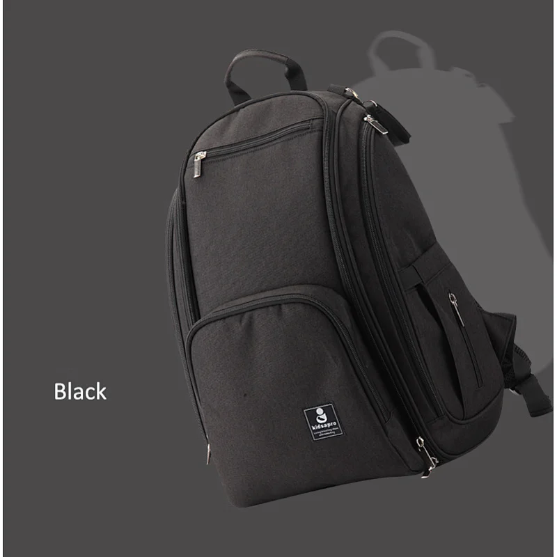 Amazon hot selling mommy backpack for travel solid baby diaper travel backpack