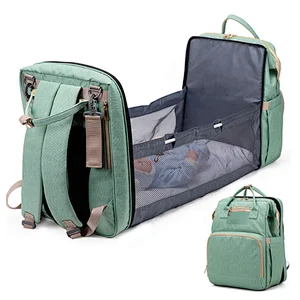Custom designer luxury expandable dining chair cloth living traveling share 3 in 1 baby bed diaper bag with changing station