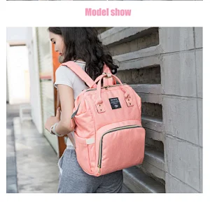 Baby Care Large Diaper Backpack Bag with Insulated Pockets Custom Baby Diaper Bag Backpack Baby