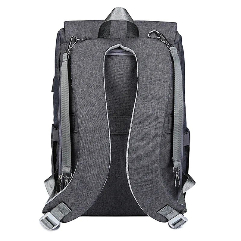 Hot selling fashion pre-design waterproof large capacity multifonctionnal usb baby mummy bag