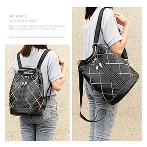 New fashion sublimation woman luxury designer like famous brands customize women classic leather lady purse backpacks