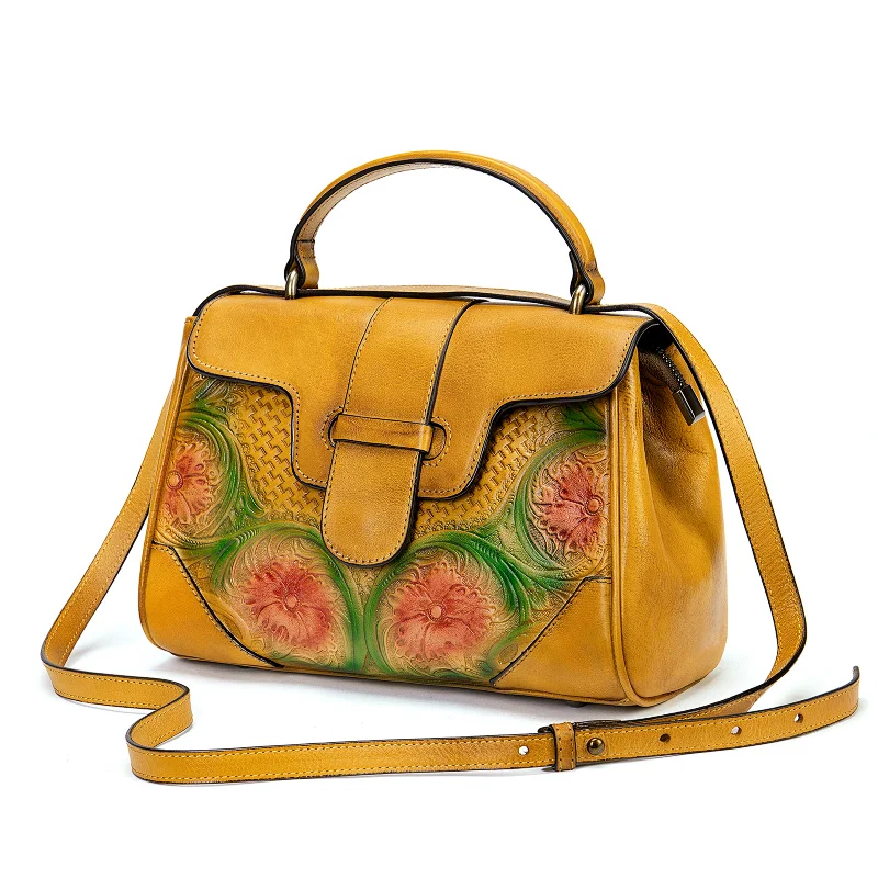 latest products stock authentic designer evening party genuine leather private label traditional graphic saddle hand bag handbag