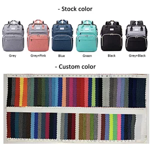 private label tote baby blank shoulder backpack durable mother nappy travel mummy diaper bag