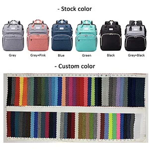 adjustable waist belt 3 in 1 travel anti-mosquito net sunshade bassinet bag pack diapers bags mommy diaper bag with changing bed