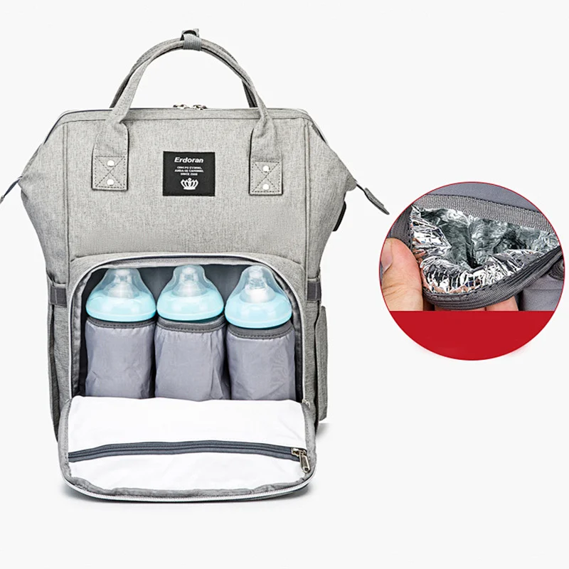 The New USB Stroller Large Capacity Maternity Multifunctional Diaper Backpack Bag