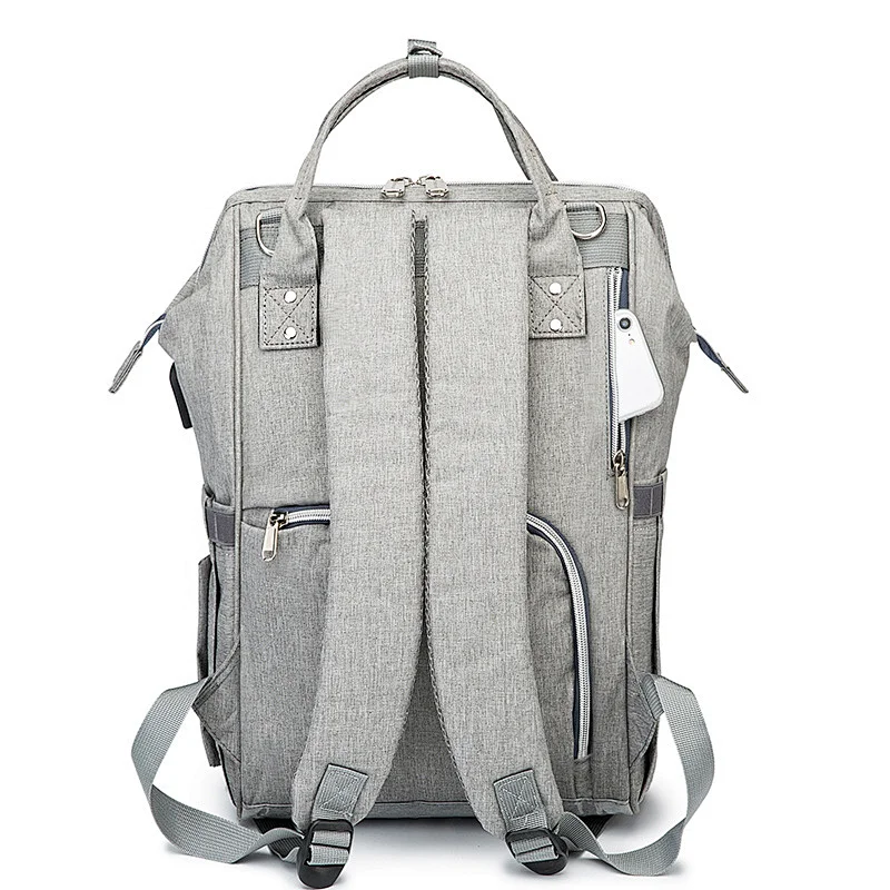 The New USB Stroller Large Capacity Maternity Multifunctional Diaper Backpack Bag