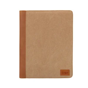 Card Storage A4 Clipboard Interview Resume Document Business Planner Organizer Leather Portfolio Folder