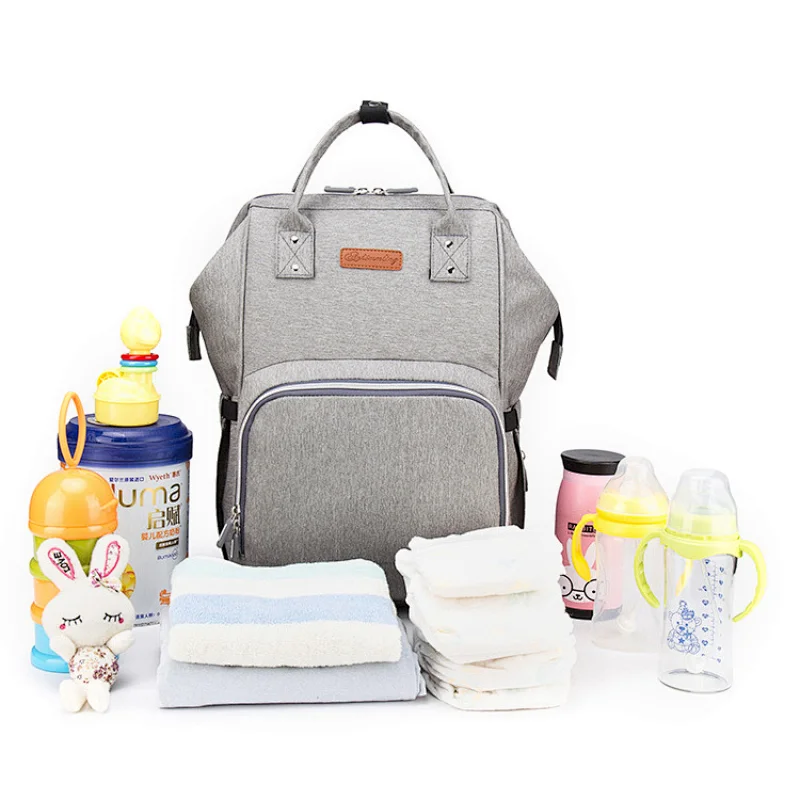 Wholesale luxury water resistant designer usb charger multipurpose mummy stylish diaper baby bag