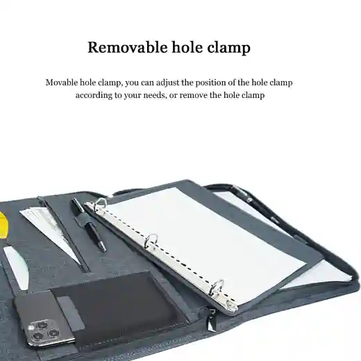 leather folder portfolio