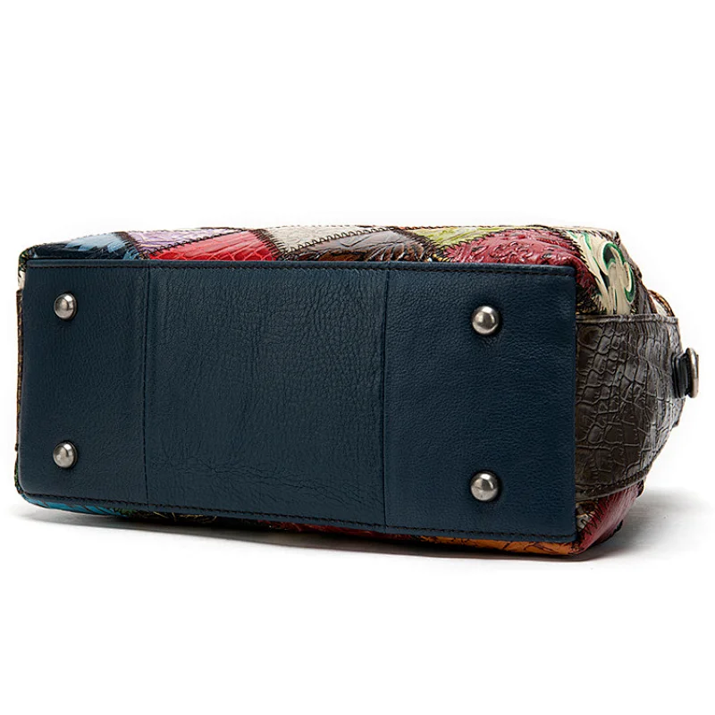 Wholesale fashion luxury ladies women shoulder Messenger splice bag crocodile leather bag