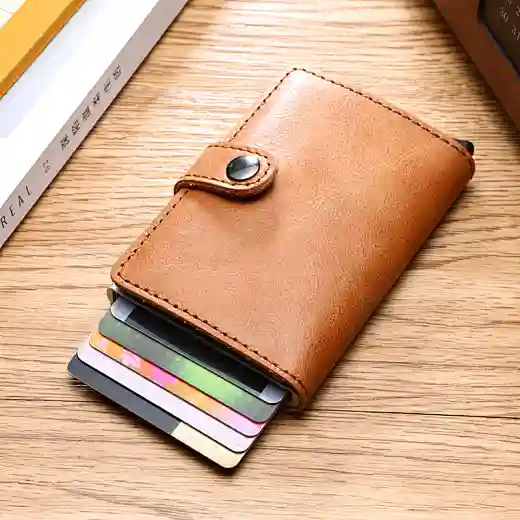 cartera con tarjetero