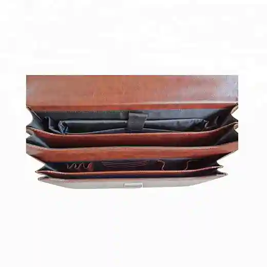 genuine pu leather briefcase