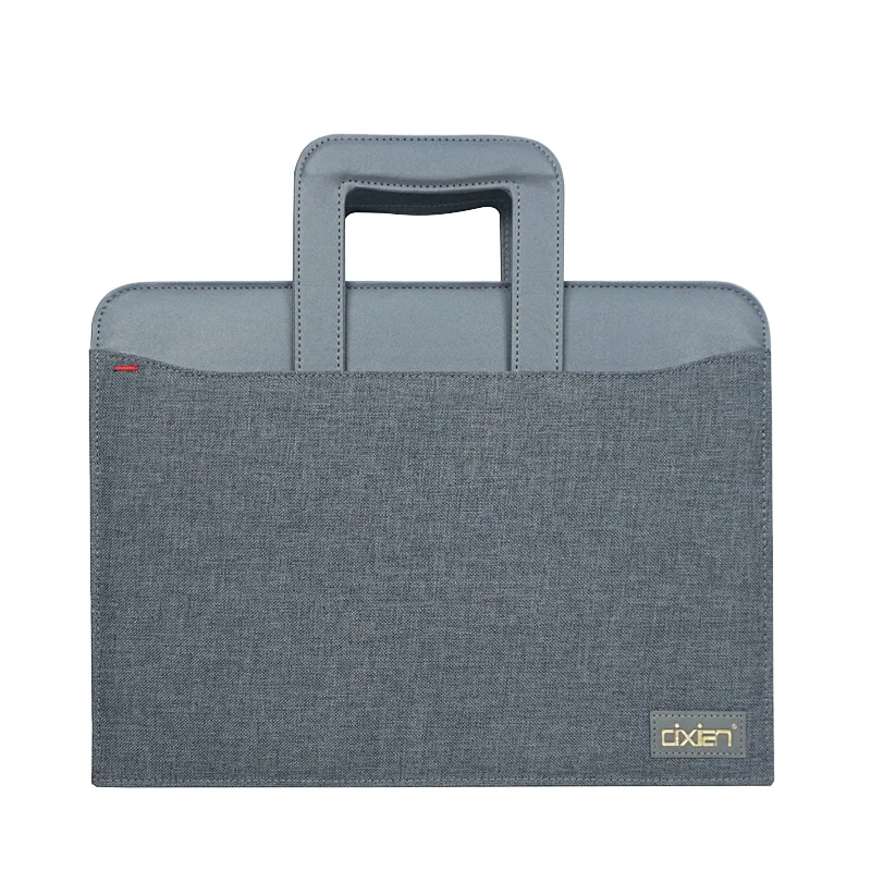 Men Women Zipper Business Notebook Tablets Notepads Resumes Documents Holder 2 Ring Binder Portfolio Organizer with Writing Pad