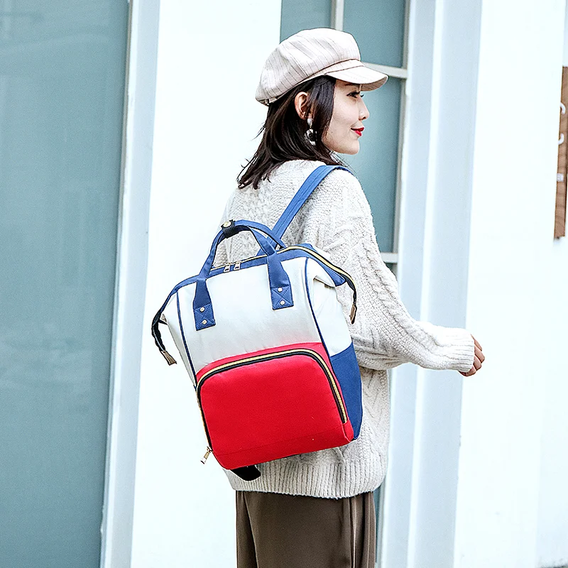 Multifunctional Custom Mom Baby Diaper Bag Large Capacity Mummy Backpack Bags baby organizer bag