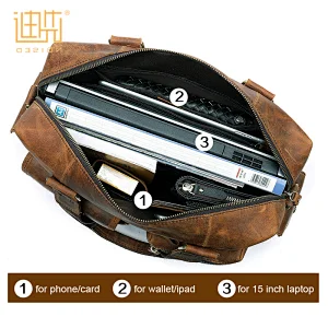 Top grain cowhide leather skin factory high quality genuine handbag
