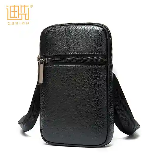 leather shoulder sling messenger waist bag