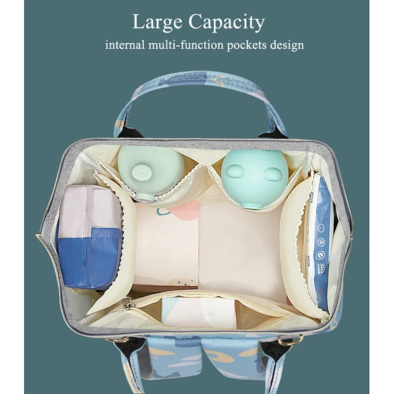 new multifunctional portable best western cloth cute large insert organizer USB mommy baby boy girl diaper bag backpack