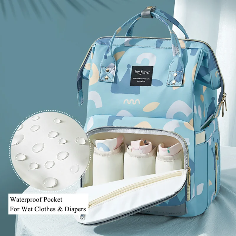 new multifunctional portable best western cloth cute large insert organizer USB mommy baby boy girl diaper bag backpack